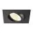 SLV New Tria 68 Spot Aluminium Schwarz Quadrat 11W 700lm 60D - 918-930 Dim To Warm | Ausschnitt 68mm - Höchste Farbwiedergabe