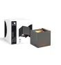 D'Lite Wandleuchte Nova Schwarz Up & Down 4.9W 480lm - 830 Warmweiß | IP54 - Verstellbarer Abstrahlwinkel
